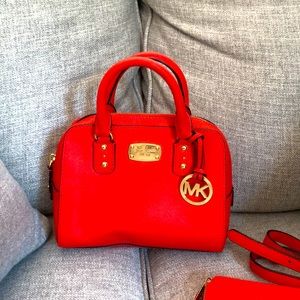 Michael Kors summer orange crossbody